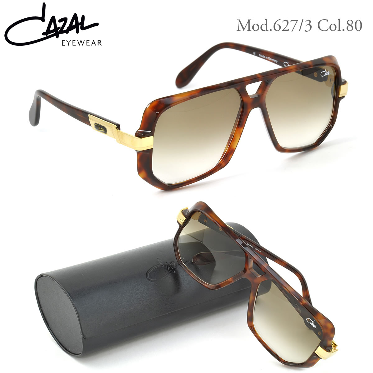 CAZAL カザール サングラス レジェンズ /627/3 80 59サイズ /レジェンド CAZAL LEGENDS メンズ レディース