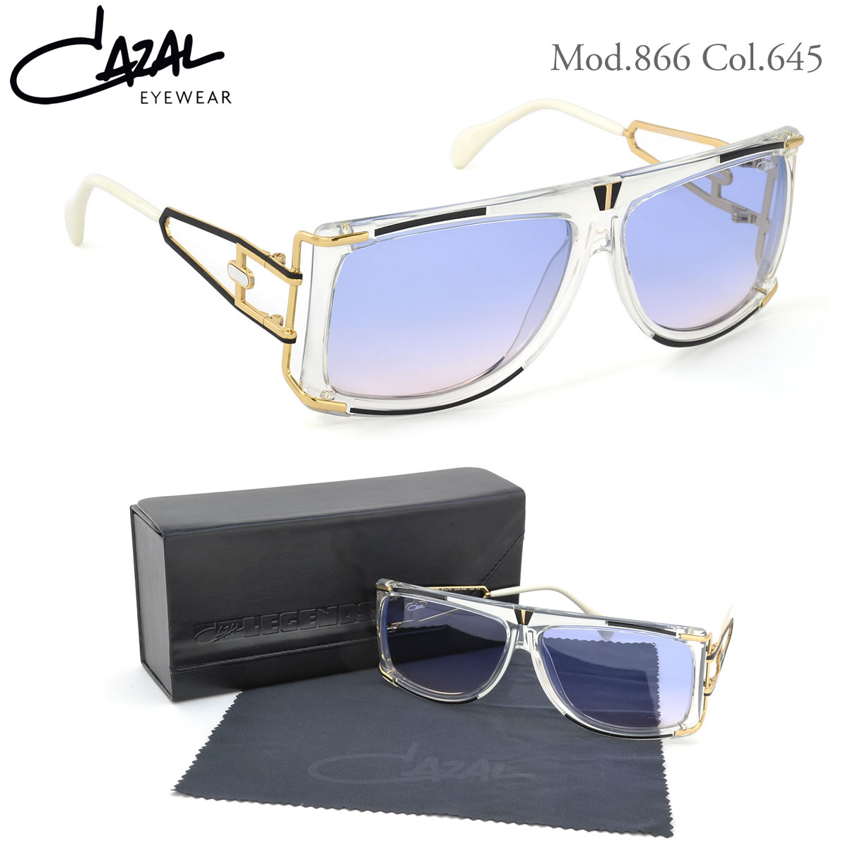 CAZAL カザール サングラス レジェンズ /866 645 61サイズ /レジェンド CAZAL LEGENDS メンズ レディース