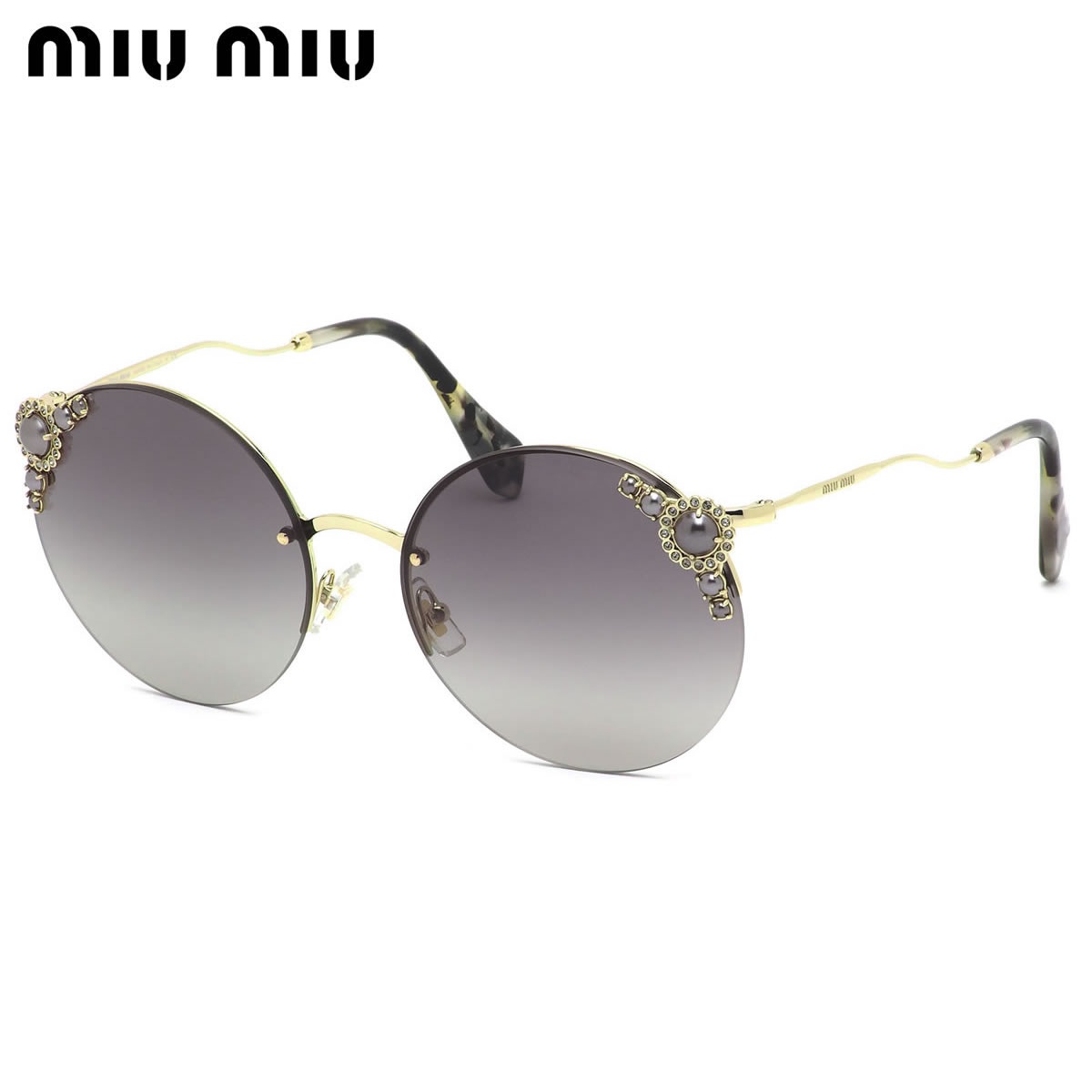 ߥ奦ߥ奦 MIUMIU 󥰥饹 /MU52TS WO43M1 60 /ޥ˥ 饦 ǡ ѡ 饤󥹥ȡ /ߥ奦ߥ奦 MIUMIU ǥ