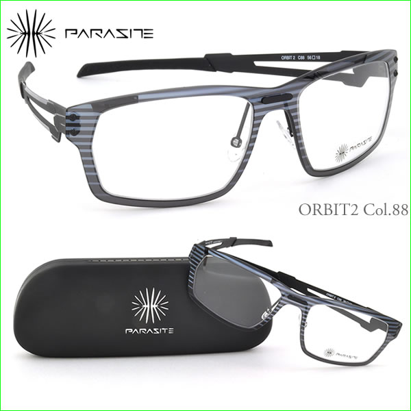パラサイト メガネフレーム PARASITE ORBIT 2 C88：顔に寄生するアイウェア！？