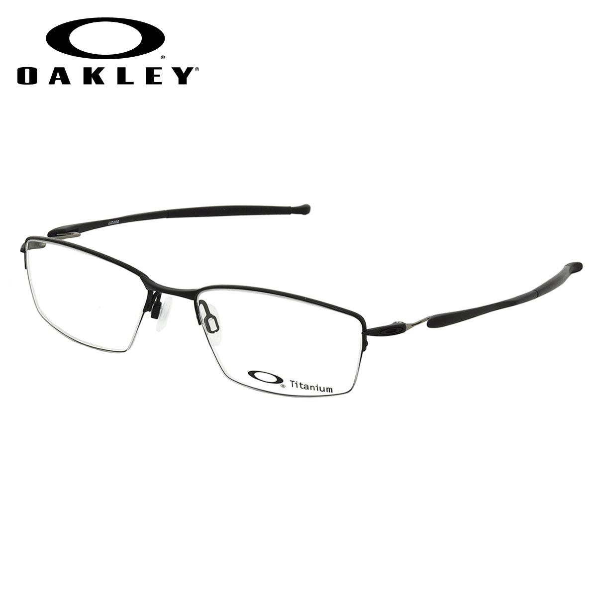 オークリー OAKLEY メガネ /OX5113-0154 /LIZARD Satin Black /リザード スクエア ナイロール /OAKLEY 伊達メガネレンズ無料 メンズ レディース
