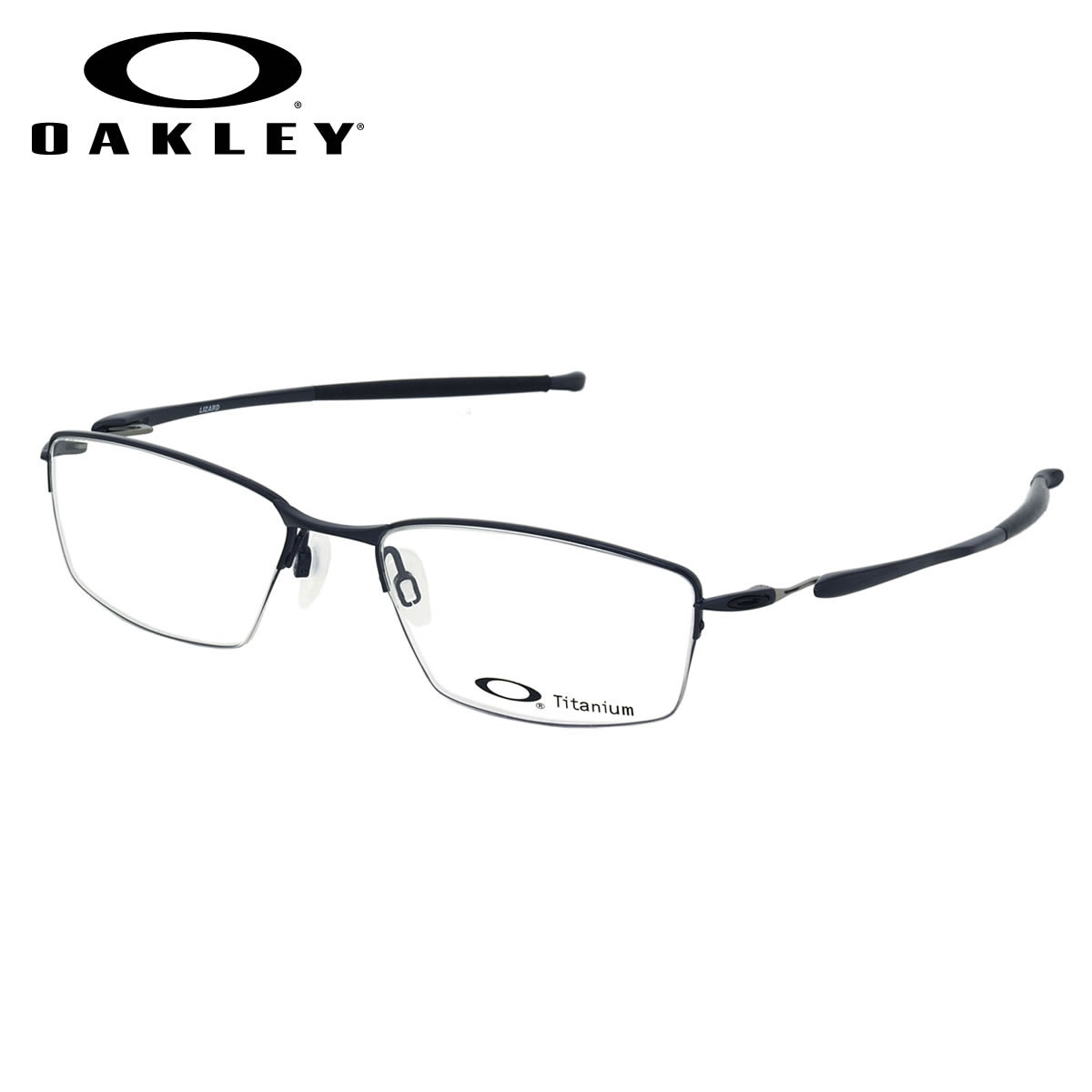 オークリー OAKLEY メガネ /OX5113-0454 /LIZARD Polished Midnight /リザード スクエア ナイロール /OAKLEY 伊達メガネレンズ無料 メンズ レディース 【20BF】