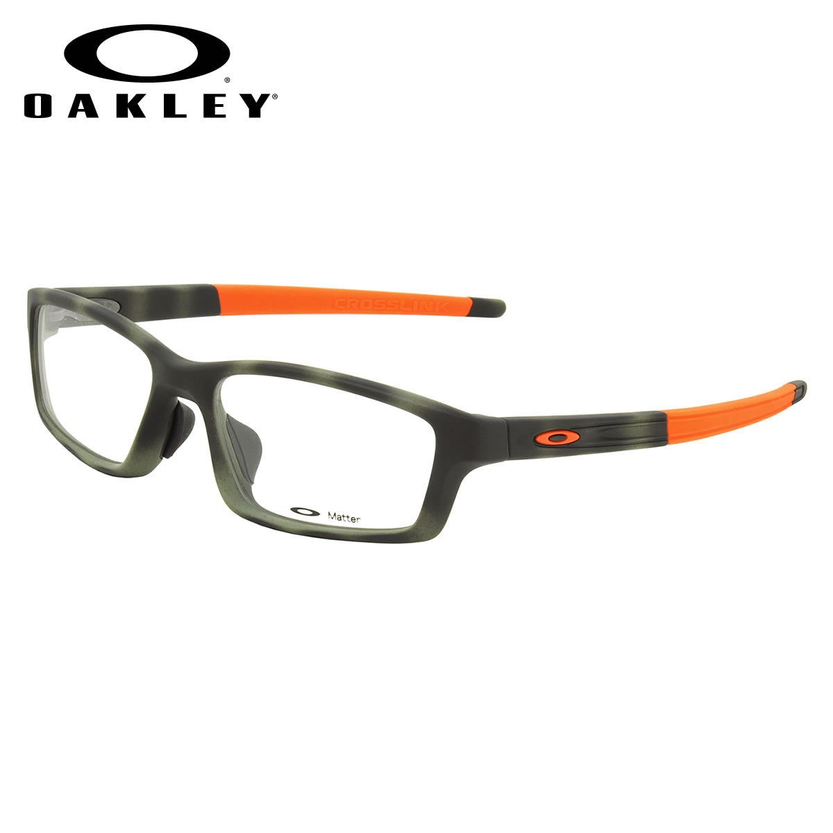 オークリー OAKLEY メガネ /OX8041-1456 /CROSSLINK PITCH ASIA FIT Green tortoise /CROSSLINKPITCH クロスリンクピッチ アジアフィット スポーツ スクエア /OAKLEY 伊達メガネレンズ無料 メンズ レディース 【20BF】