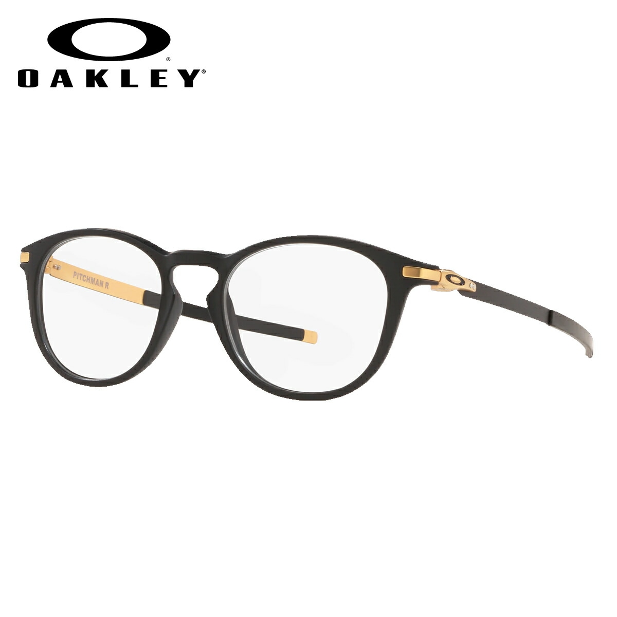 オークリー OAKLEY メガネ OX8105-19-50 PITCHMAN R ピッチマンアール Satin Black/Gold メンズ レディース