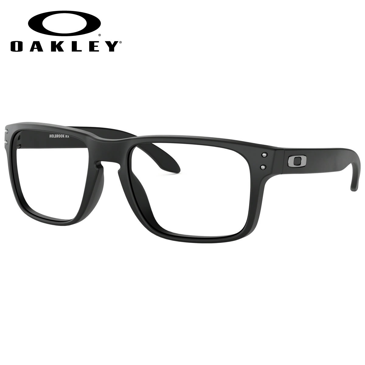 オークリー OAKLEY メガネ /OX8156-01-54 /HOLBROOK RX ホルブルック スクエア 黒 マット /Polished Black オークレー かっこいい 近視 乱視 遠視 老眼 /伊達メガネレンズ無料 メンズ レディース