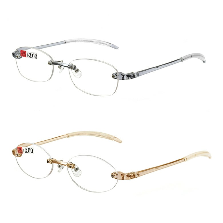 【メール便：1個まで】パーフェクトシニアグラス リーディンググラス 老眼鏡 ツーポイントタイプ 女性用 ＆ 男性用 +1.00～+3.50 [ACC]