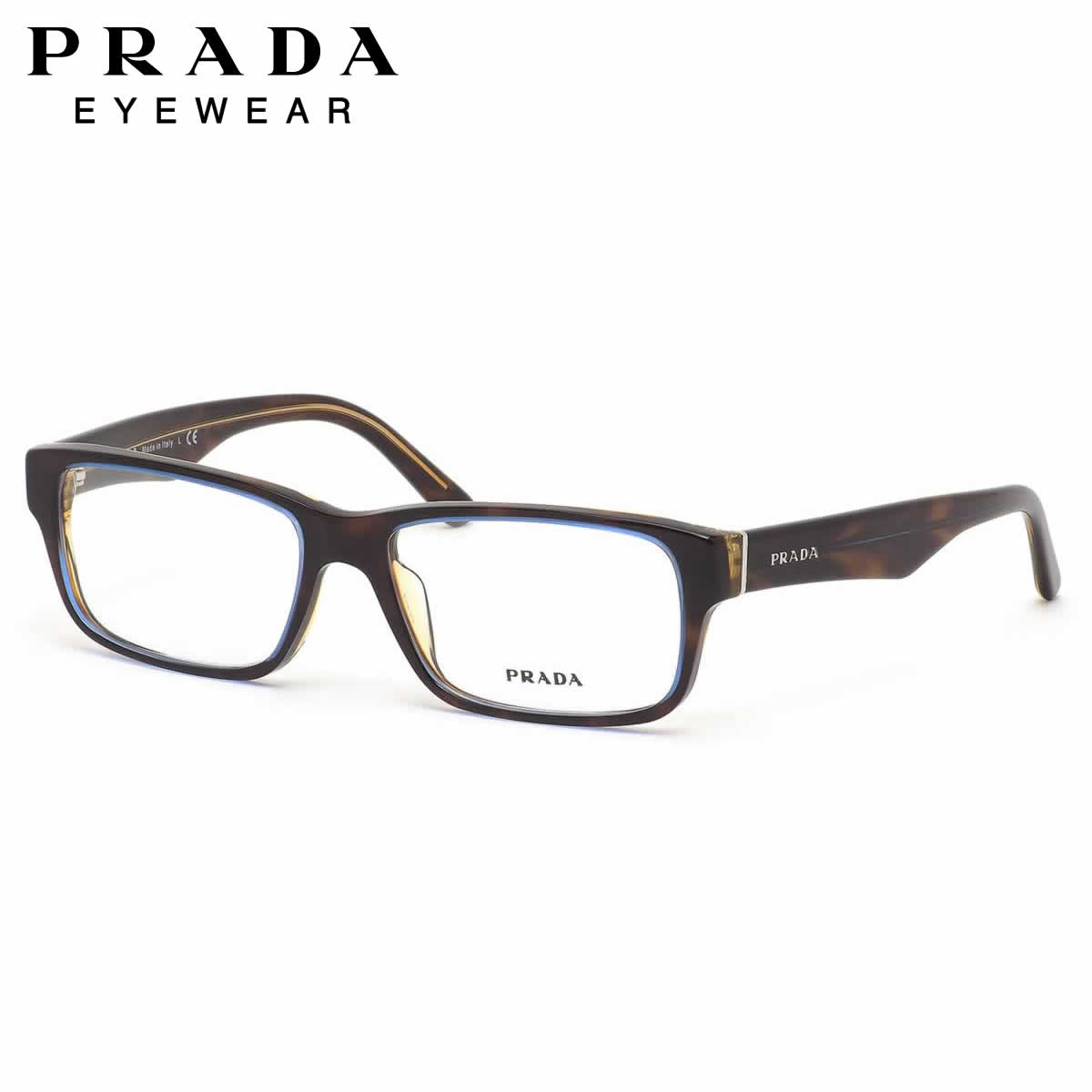 プラダ PRADA メガネ /PR16MVA ZXH1O1 55サイズ /スクエア アジアンフィット MADE IN ITALY /メンズ レディース
