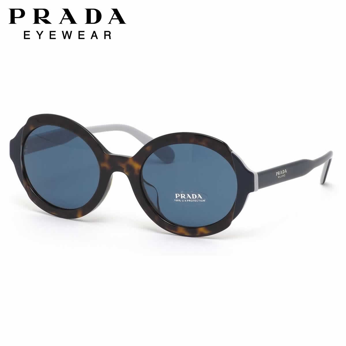 プラダ PRADA サングラス /PR17USF W3C1V1 53サイズ /オーバル フルフィット モード MADE IN ITALY /メンズ レディース
