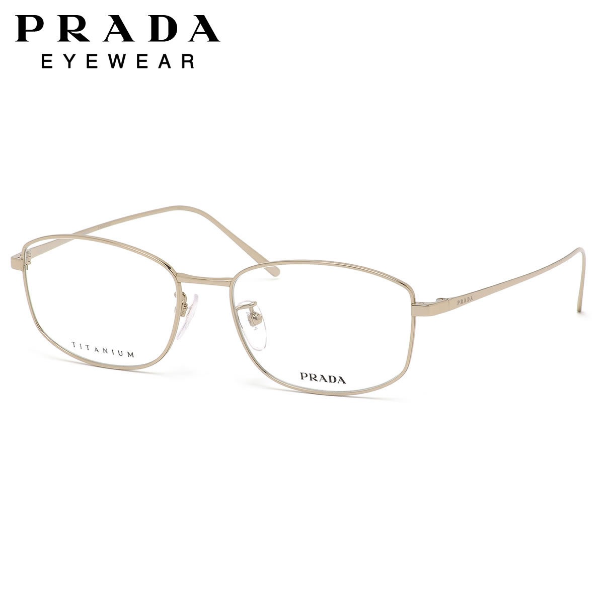 プラダ PRADA メガネ PR56XVD ZVN1O1 55サイズ 日本製 made in Japan チタニウム 軽量 軽い メンズ レディース