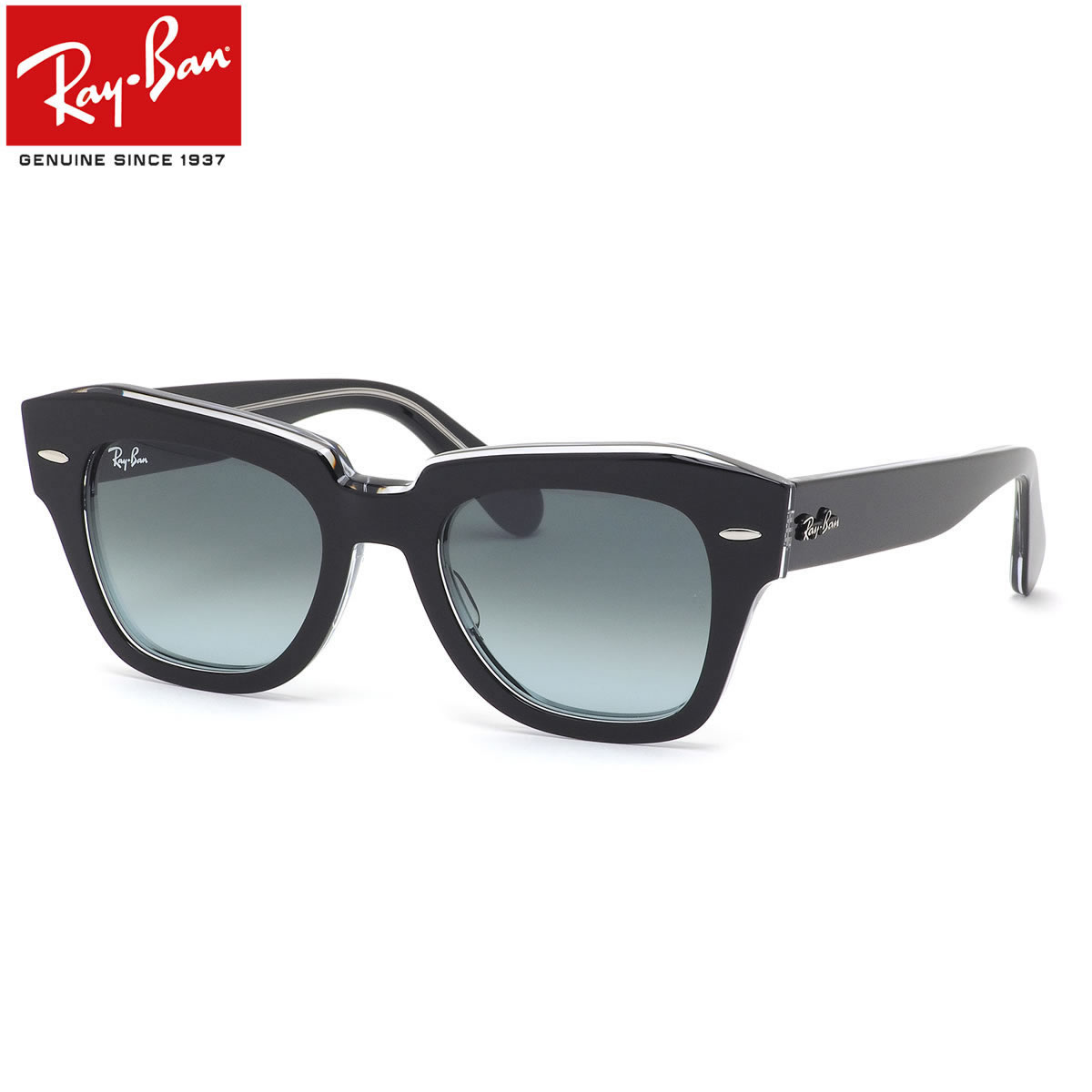 レイバン Ray-Ban サングラス RB2186 12943M 49サイズ STATE STREET 1294/3M ステートストリート ウェリントン ドライブ アウトドア メンズ レディース