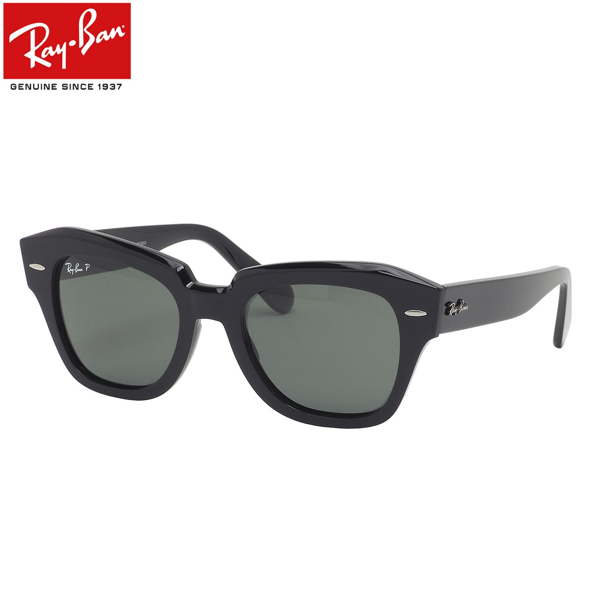Ray-Ban サングラス RB2186 901/58 52 レイバン STATE STREET ステートストリート 偏光レンズ メンズ レディース