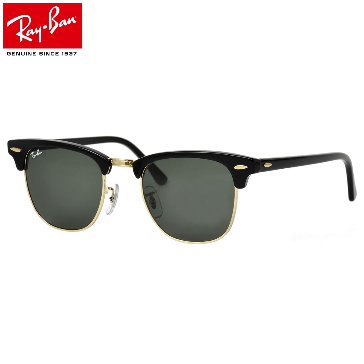 レイバン サングラス クラブマスター Ray-Ban RB3016 W0365 49サイズ 51サイズ /RAYBAN CLUBMASTER サーモント ブロー ICONS アイコン メンズ レディース