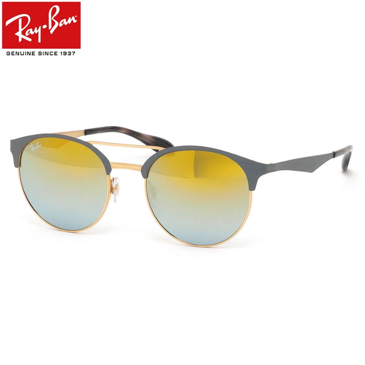 レイバン サングラス ミラー Ray-Ban RB3545 9007A7 51サイズ 54サイズ /レイバン RAYBAN FLASH LENSES GRADIENT 9007/A7 ツーブリッジ ダブルブリッジ ROUND ラウンド 丸メガネ ミラー メンズ レディース 【20BF】