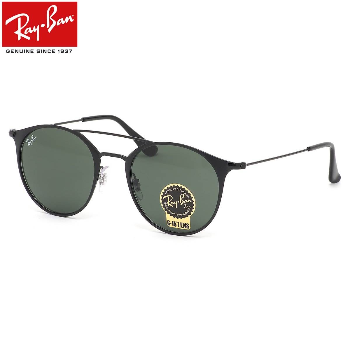 レイバン サングラス Ray-Ban RB3546 186 49サイズ 52サイズ /レイバン RAYBAN ツーブリッジ ダブルブリッジ ROUND ラウンド 丸メガネ メンズ レディース 【20BF】