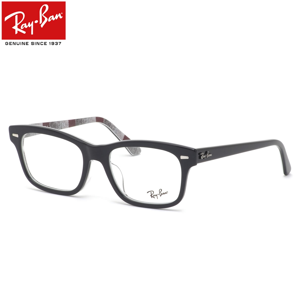 Ray-Ban メガネ RX5383F 8089 54 レイバン純正レンズ対応 レイバン JPフィット 黒縁 黒ぶち メンズ レディース