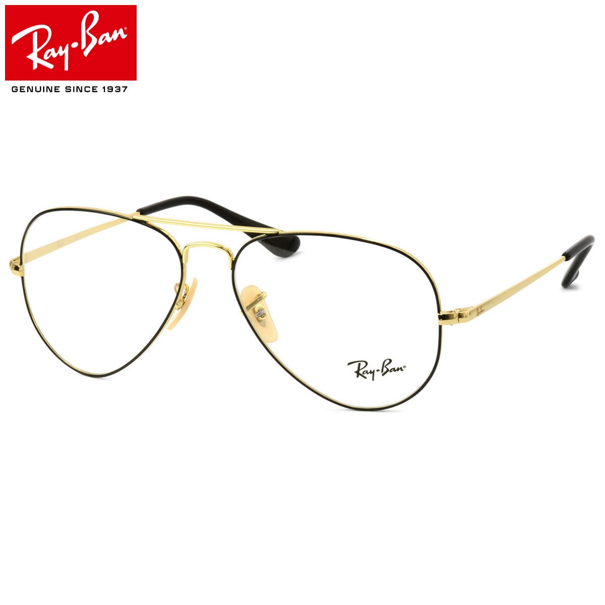 レイバン Ray-Ban メガネ RX6489 2946 55 レイバン純正レンズ対応 アビエーター クラシックメタル ティアドロップ ツーブリッジ ダブルブリッジ RayBan AVIATOR メンズ レディース