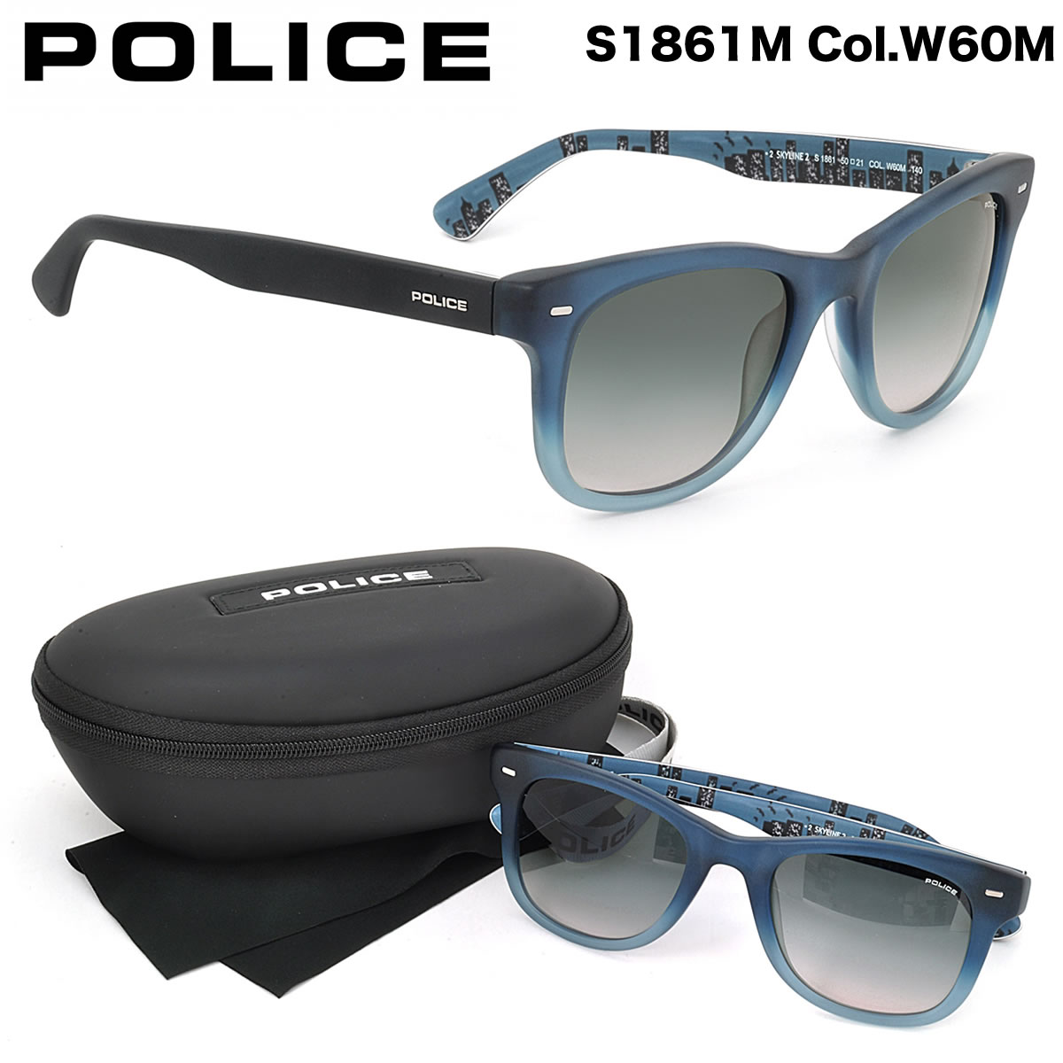 POLICE ポリス サングラス /S1861M W60M 50サイズ /ポリス POLICE メンズ レディース