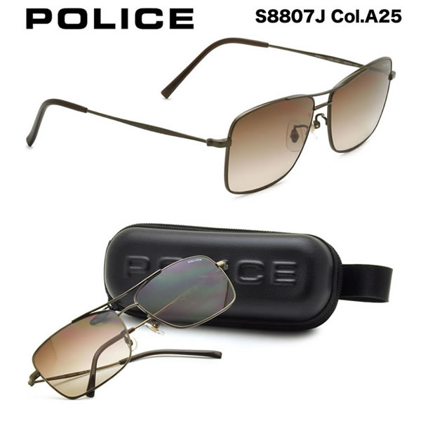 POLICE ポリス サングラス /S8807J A25 59サイズ /ポリス POLICE メンズ レディース