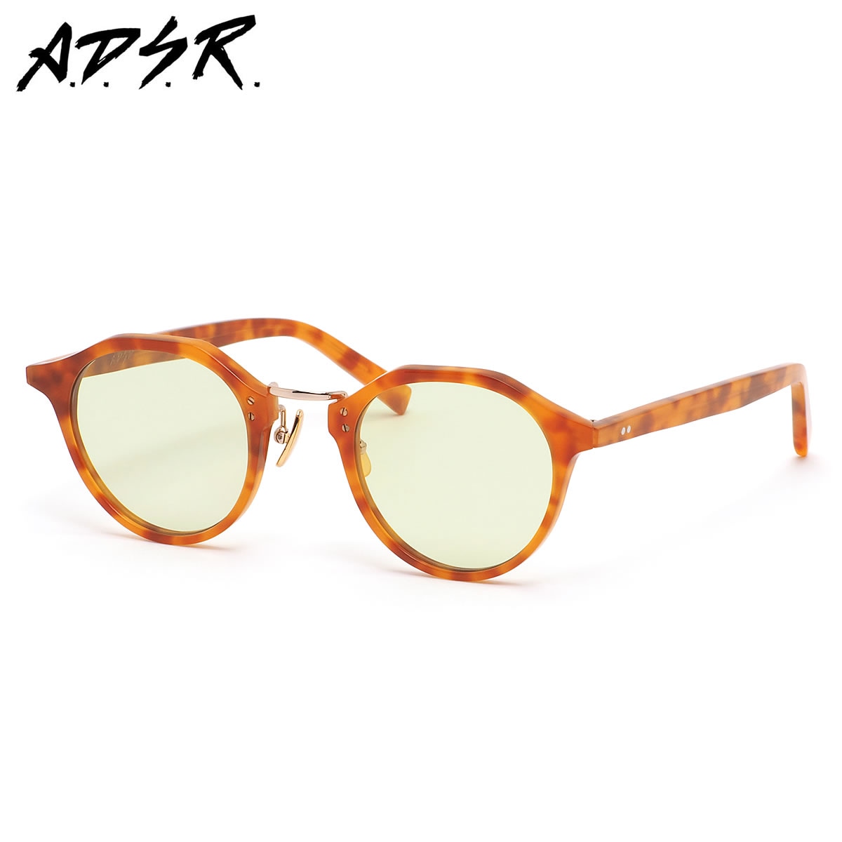 A.D.S.R. エーディーエスアール サングラス /SATCHMO 04 47サイズ /サッチモ ADSR /期間限定 A.D.S.R. オフィシャルタイアップ企画 メンズ レディース
