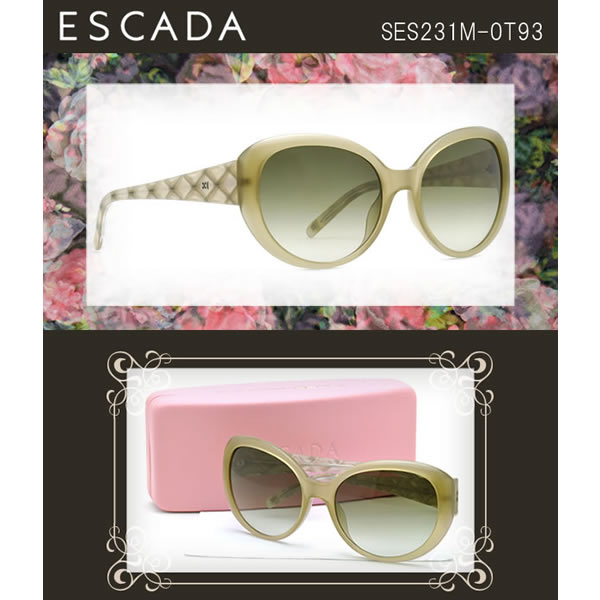 エスカーダ サングラス ESCADA ドイツに本拠地を置くヨーロッパの代表的な高級ファッションブランド。 SES231M 0T93 あす楽対応 ses231m 0t93 LOS30