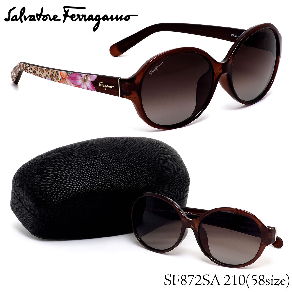 ȡե饬 Salvatore Ferragamo 󥰥饹 /SF872SA 210 58 /Salvatore Ferragamo Хȡե饬 Х MADE IN ITALY /ȡե饬 SalvatoreFerragamo ǥ