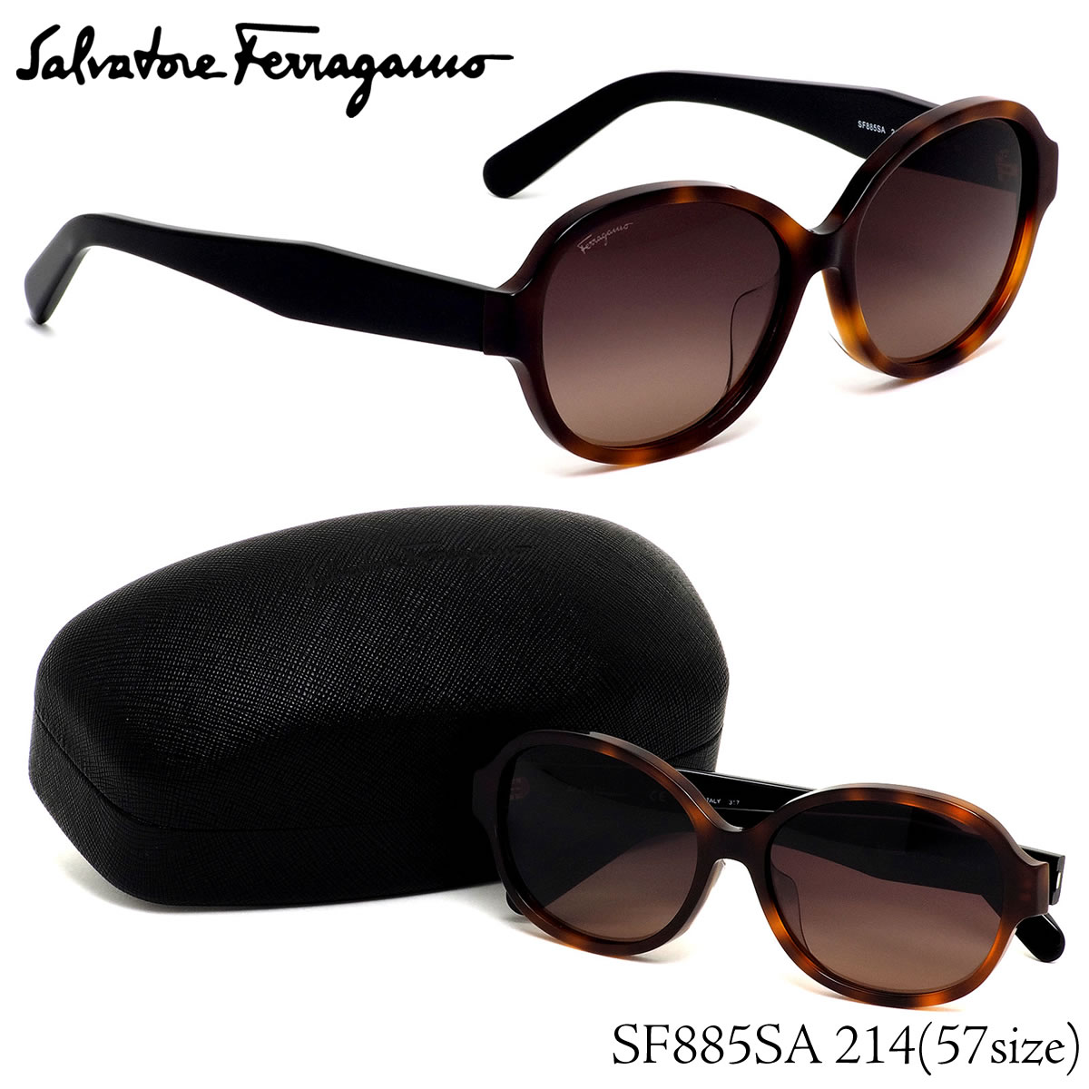 ȡե饬 Salvatore Ferragamo 󥰥饹 /SF885SA 214 57 /Salvatore Ferragamo Хȡե饬 Х ٤ù ٤ä MADE IN ITALY /ȡե饬 SalvatoreFerragamo ǥ