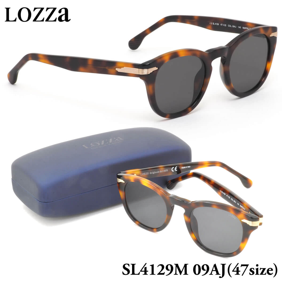ロッツァ LOZZA サングラス /SL4129M 09AJ 47サイズ /NAPOLI 2 /LOZZA メンズ レディース