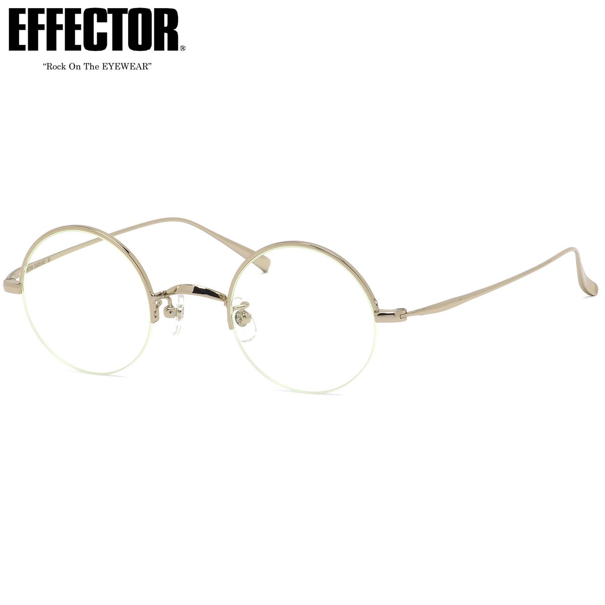 エフェクター EFFECTOR メガネ 伊達メガネセット /SLACK-KEY GP 44サイズ