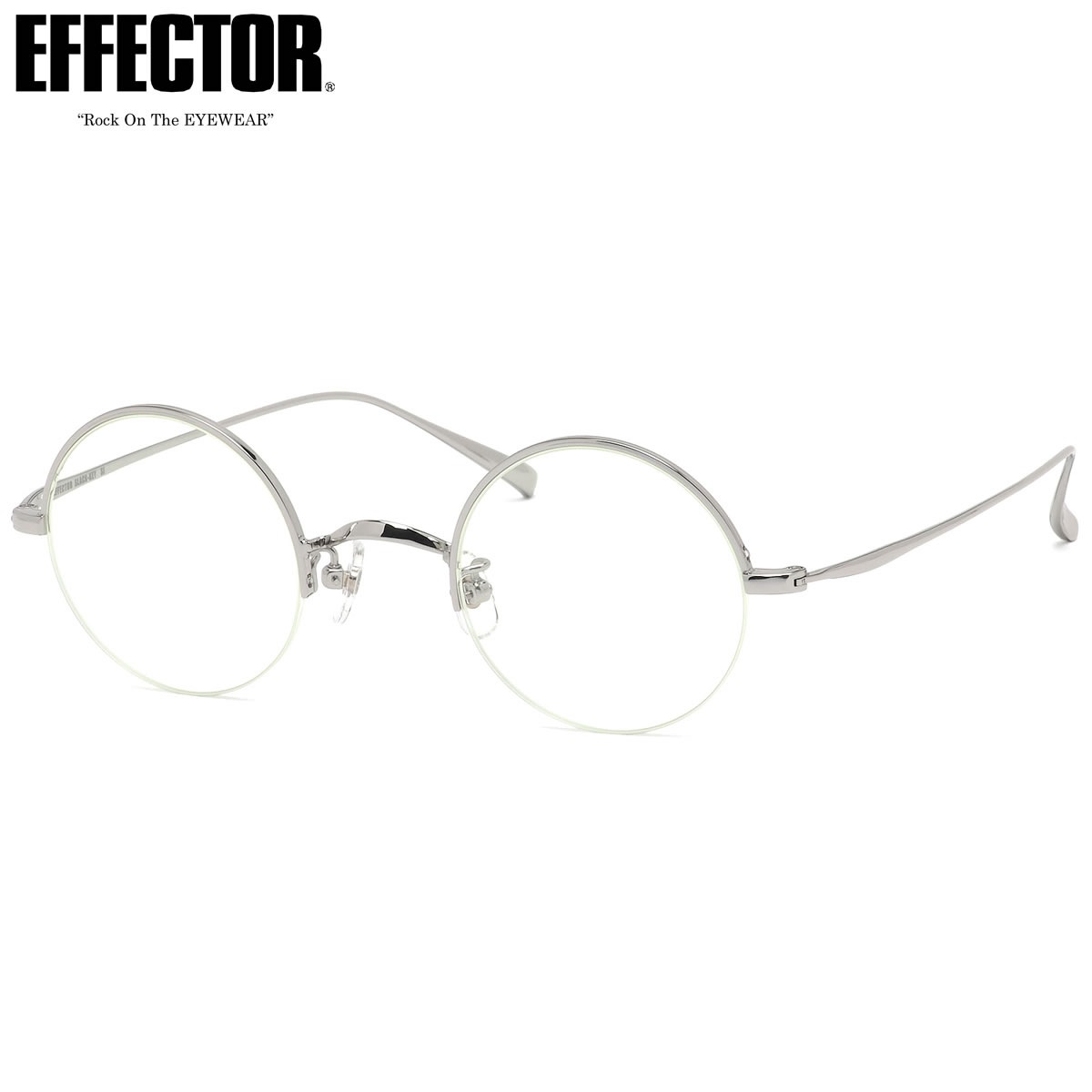エフェクター EFFECTOR メガネ 伊達メガネセット /SLACK-KEY SI 44サイズ