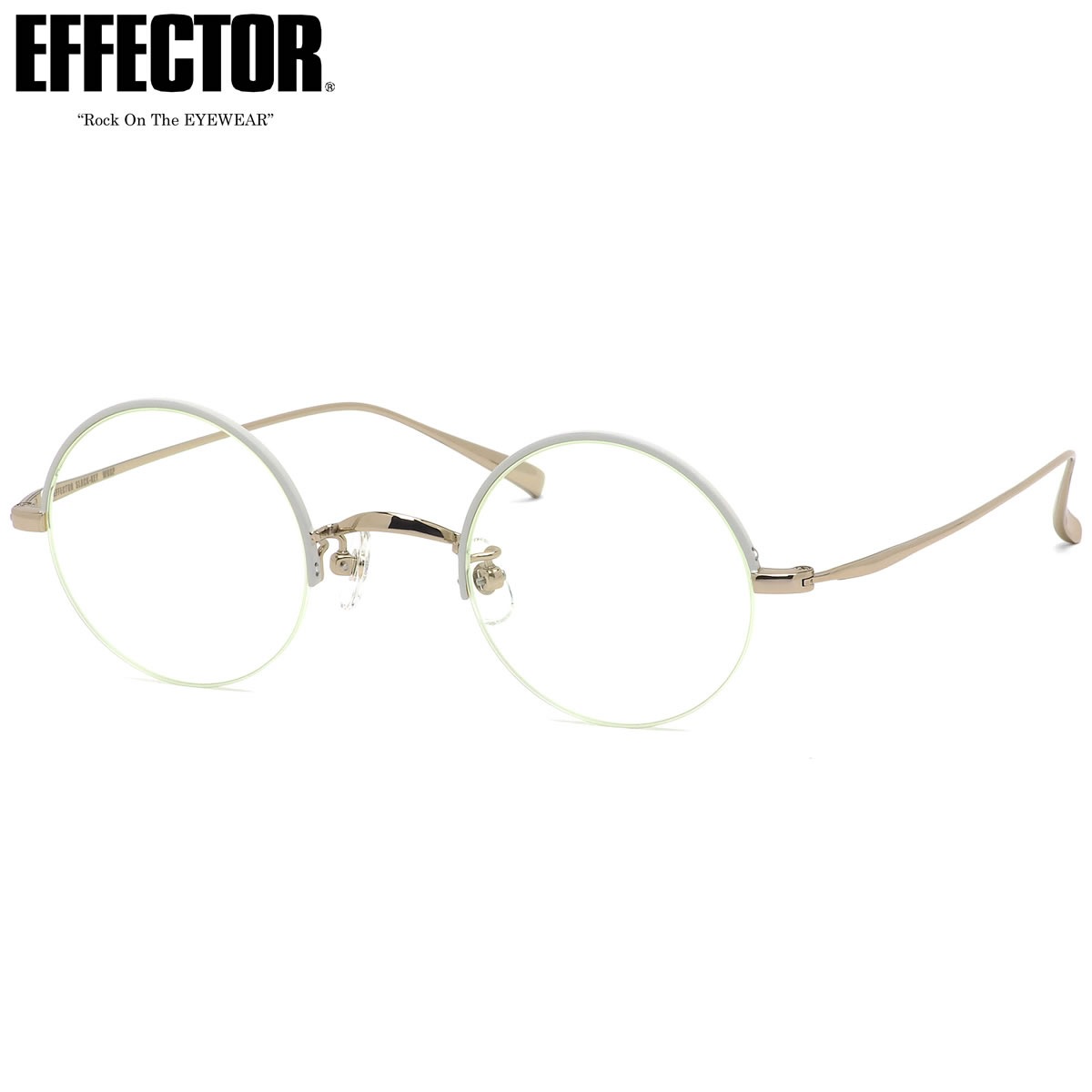 エフェクター EFFECTOR メガネ 伊達メガネセット /SLACK-KEY WHGP 44サイズ