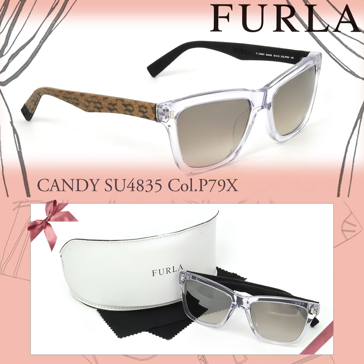 FURLA サングラス フルラ サングラス SU4835 P79X CANDY あす楽対応 LOS30