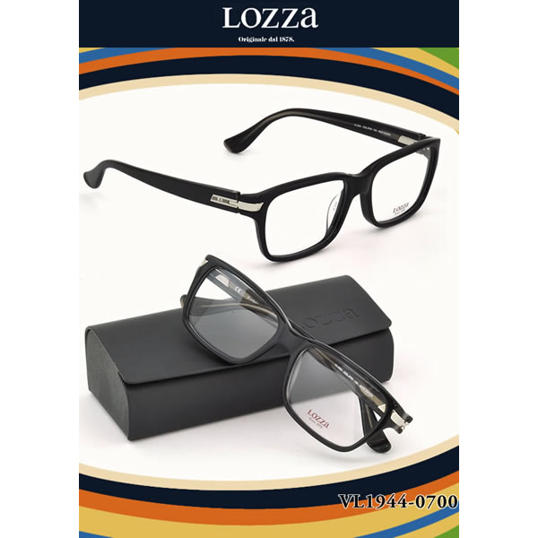 LOZZA ダテメガネ ロッツァ「NICK RAIDER」 VL1944 0700 伊達メガネ用レンズ無料!!