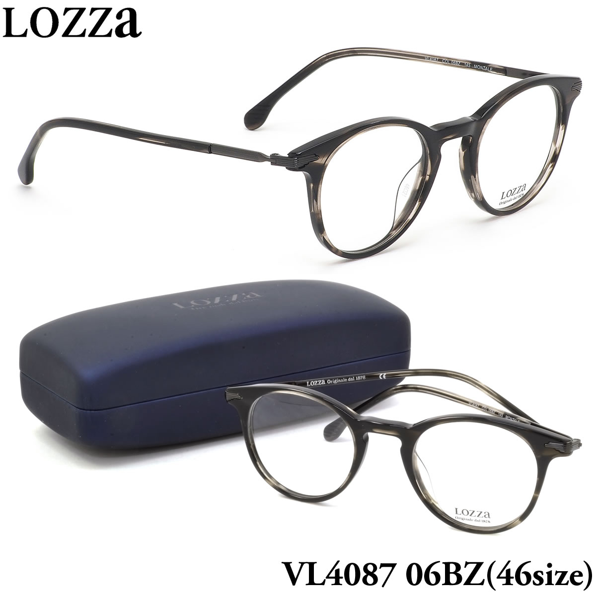 ロッツァ LOZZA メガネ /VL4087 60BZ 46サイズ /MONTALE /LOZZA メンズ レディース