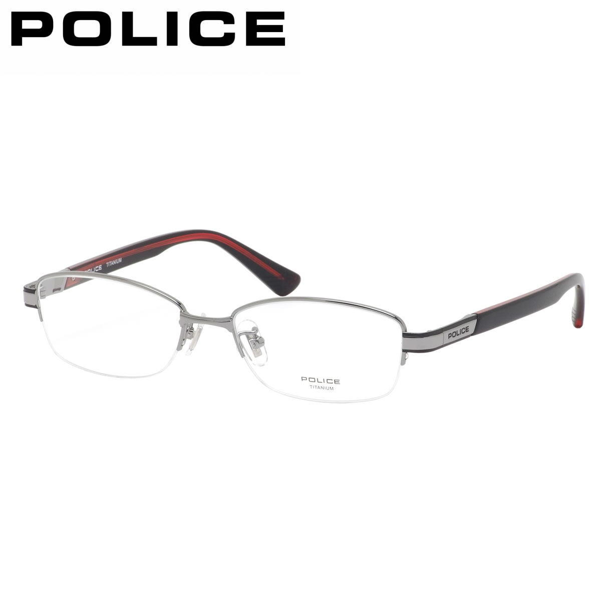 ポリス メガネ VPLC95J 0568 53 POLICE メンズ レディース
