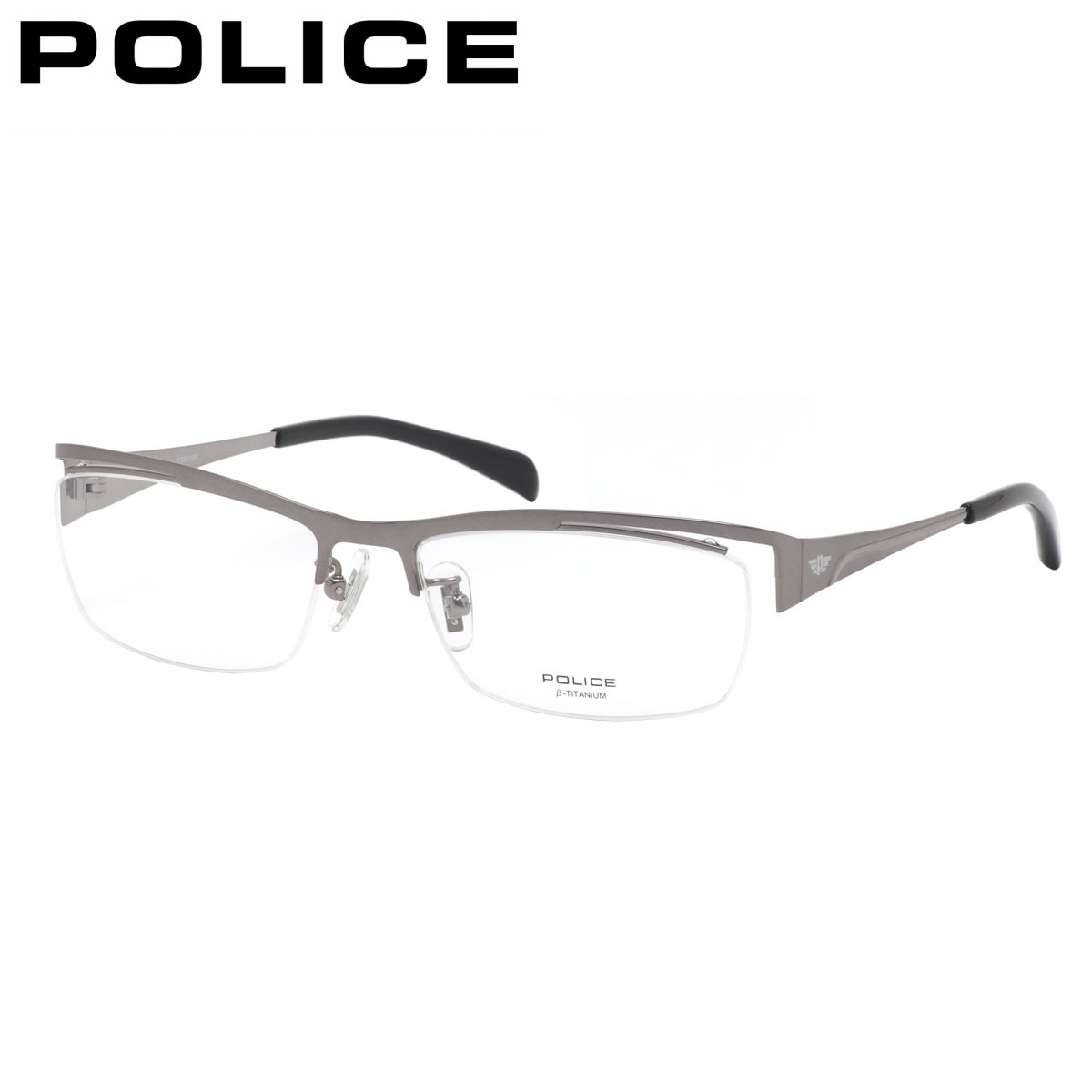 ポリス メガネ VPLD77J 0568 55 POLICE メンズ レディース