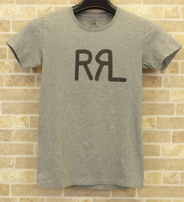 RRL / ダブルアールエル ロゴ クルーネック Tシャツ グレー | RRL 