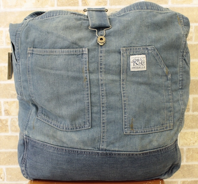 RRL / ダブルアールエル Antony ショルダー バッグ 藍染め デニム 地