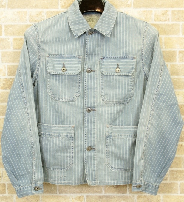 RRL インディゴジャケット ダブルアールエル) RRL Artist chore ジャケット indigo インディゴ S