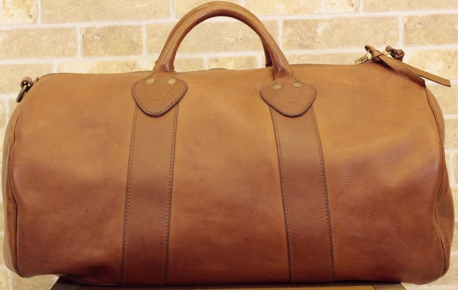 ダブルアールエル) RRL レザー ロックポート ダッフル Leather