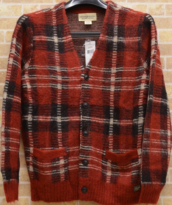 ラルフローレン Denim&Supply デニム＆サプライ タータン カーディガン 