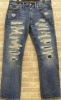 (���֥륢���륨��) RRL ��ڥ����� Stafford �ǥ˥� 32x30 Repaired Denim