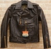 (���֥륢���륨��) RRL 100����� Model 333 Jacket �쥶�� �饤������ Schott XS