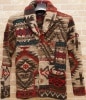 (���ե������) Ralph Lauren ������֥��� �����ǥ����� �ӡ����� XS Wool Blend Cardigan
