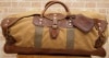 (���ե������) Ralph Lauren �����Х� & �쥶�� ���åե�Хå� Canvas Duffel Bag