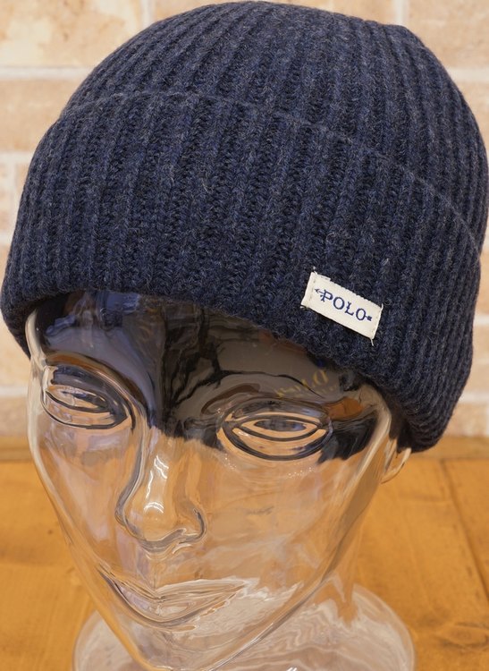 ラルフローレン) Ralph Lauren ドネガル メリノウール ニット キャップ  