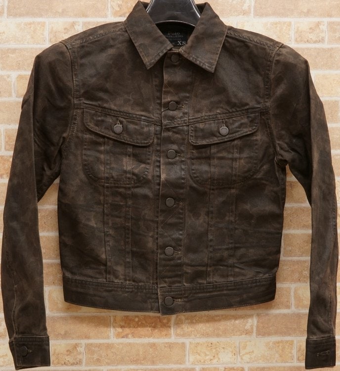 Polo Ralph Lauren カモフラージュ デニムジャケット ラルフローレン) Ralph Lauren Camo デニム トラッカー ジャケット