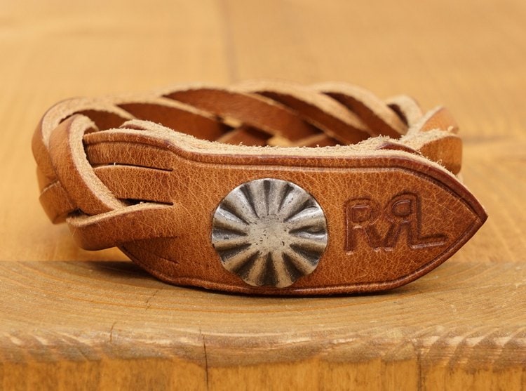 RRL レザー トートバッグ コンチョボタン ダブルアールエル) RRL