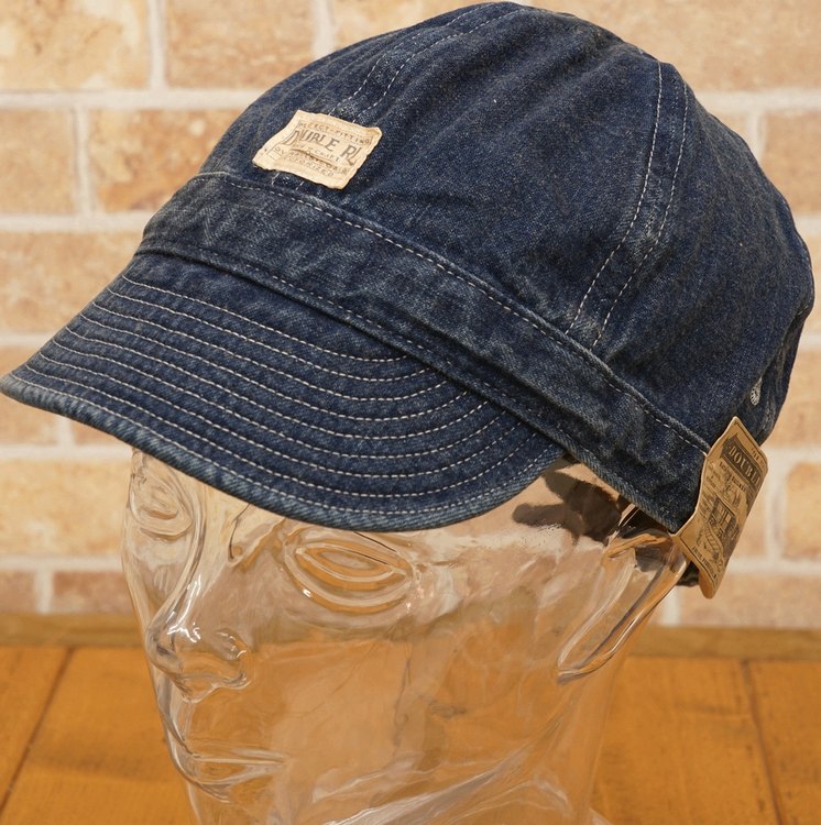 ダブルアールエル) RRL デニム レイルマンズ キャップ Denim
