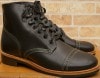 (���֥륢���륨��) RRL Washington �쥶�� �֡��� �ƹ��� �֥�å� US7 Leather Boots Black