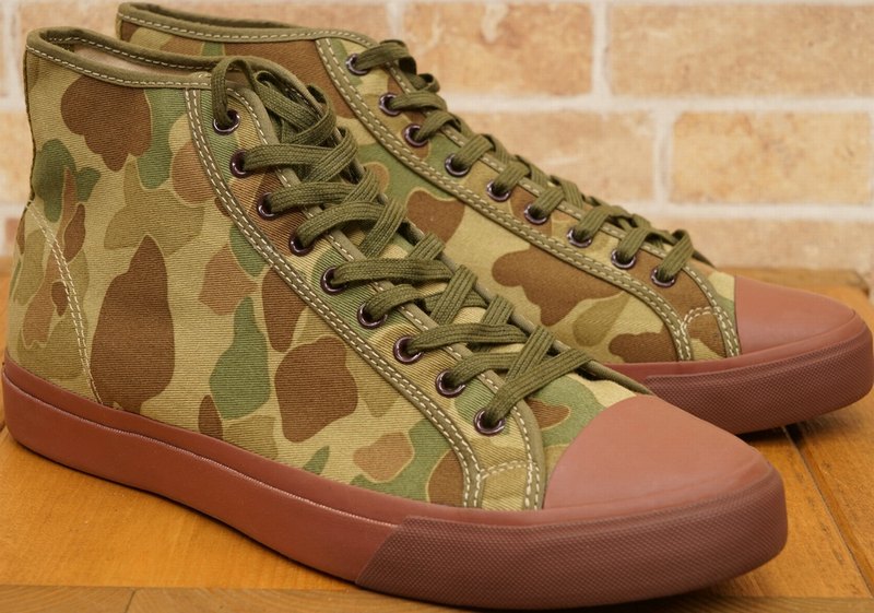ダブルアールエル) RRL カモフラ Mayport スニーカー 迷彩 US9 Sneaker